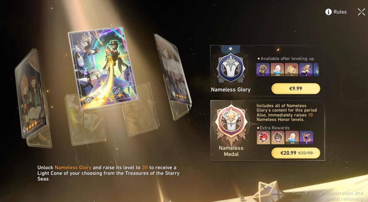 Honkai: Star Rail Battle Pass.
